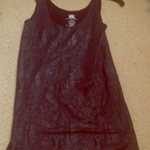Black snakeskin tank top. Never worn. Size small